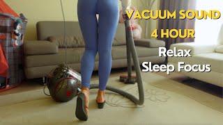 4 Hours Relaxing Vacuum Cleaner Sound and Video in 4K - Relax, Focus, Sleep, ASMR