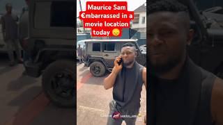 See what they did to him for coming late on set #mauricesam #soniauche #viralvideo #viralshorts