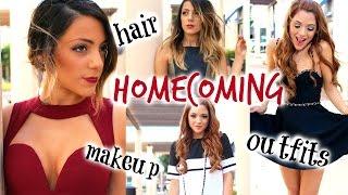 Homecoming | Hairstyles, Make-Up Looks, + Dress Ideas with Niki and Gabi!