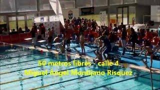 50 metros libres Miguel Ángel Montijano Rísquez Campeonato España AXA 2016