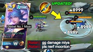 THE REASON WHY MIYA BECAME NO.1 MOST PICK IN HIGH RANK THIS BUILD COMBO IS INSANE - mobile legends