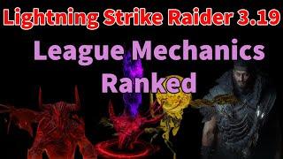 What League Mechanics are good for Lightning Strike Raider in 3.19 [Path of Exile Lake of Kalandra]