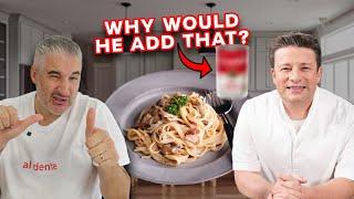 Italian Chef Reacts to Jamie Oliver Canned Soup Pasta