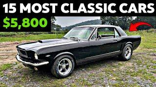 Best Deals for Daily Drivers: 15 Classic Cars For Sale Under $10,000