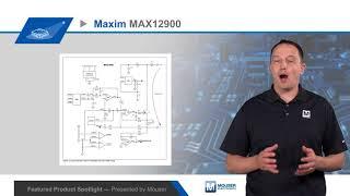 Maxim Integrated MAX12900 Sensor Transmitter AFE — Featured Product Spotlight | Mouser Electronics