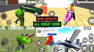 New update all cheat code | hulk + girl | big aeroplane drive | scorpio n | indian bike driving 3d