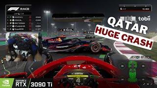 F1 23 Ranked Multiplayer Lobby - 4K - Qatar Grand Prix | Fanatec Podium F1 with ClubSport V3 Pedals