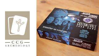 Star Trek CCG Introductory Two-Player Game Opening/Unboxing (STCCG) - CCG Archeology