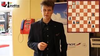 GM Artemiev Vladislav  (Russia ) after round 2 Aeroflot Open 2018