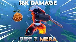 GPO PIPE X MERA PIPE IS NOW A STRENGTH WEAPON! 16K DAMAGE