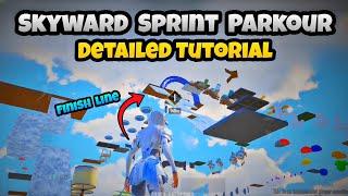 HOW TO COMPLETE SKYWARD SPRINT PARKOUR BGMI FAST  | BGMI NEW WOW MODE | BGMI NEW UPDATE