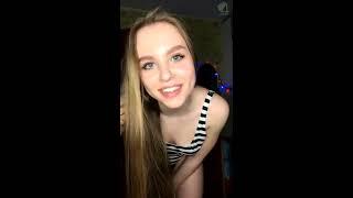 bigolive | blackdvamp dancing in black and white swimsuit 3 - 2019