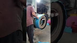 #Tyre 7.50.16 resoling cooling #processing tyre #nahin banae jaate hai