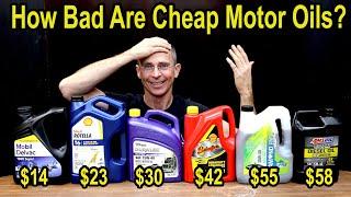 How Bad Are Cheap Motor Oils (Diesel Engine Oil)? $14 vs $58