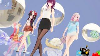 【MMD】Honkai Star Rail Kafka, Sparkle 崩坏 星穹铁道 卡芙卡，花火『 Number 9 』 #dance