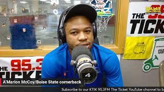 Prater & The Ballgame: April 24, 2024 -(IN STUDIO) A’Marion McCoy/Boise State cornerback