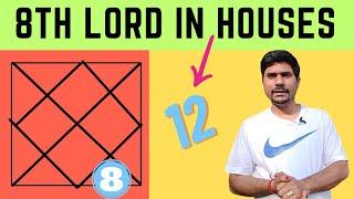 8th Lord in different Houses - Vedic Astrology
