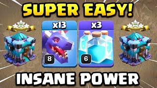 Best Dragon With Clone Spell | TH13 EASY ATTACK STRATEGY | CLASH OF CLANS