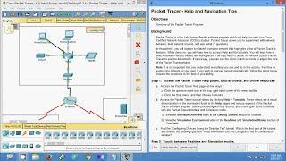 1.2.4.4 Packet Tracer - Help and Navigation Tips