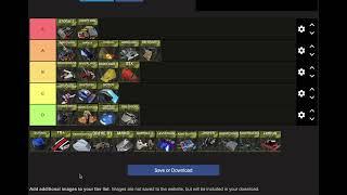 Mech Mania competitors tier list