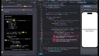 Use ChatGPT to Fix Errors in Your Swift/SwiftUI Code