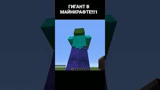 ‍️ КАК ЗАСПАВНИТЬ ГИГАНТА В МАЙНКРАФТЕ!!!!11 ‍️ ШОК!!! #shorts #minecraft #minecraftshorts