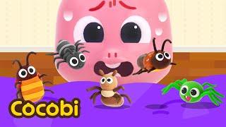 Bugs Jumping on the Bed️Nursery Rhymes & Kids Songs | Cocobi