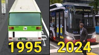 Evolution of Bus Simulator Games (1995-2024)