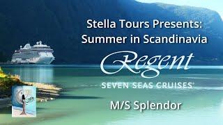 Iceland, Norway, Denmark and Sweden on a LUXURY CRUISE SHIP!  REGENT SEVEN SEAS SPLENDOR. 4K