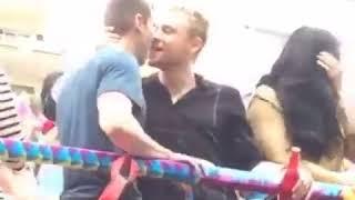 Max Riemelt and Brian J. Smith kiss  (Sense8)