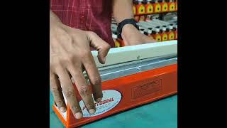 Plastoseal 12" hand sealer / 3 mm Sealing width heavy duty model