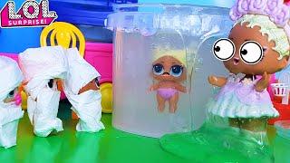 SUCKED in! HUGE SLIME in KINDERGARTEN LOL # dolls #LOL surprise # Cartoons lol surprise