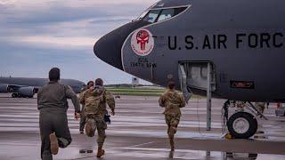 Nuclear Alert Scramble – Crews Rush KC-135 to Middle East!