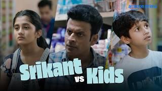 The Family Man vs Kids  |  Manoj Bajpayee, Ashlesha Thakur, Vedant Sinha | Prime Video India