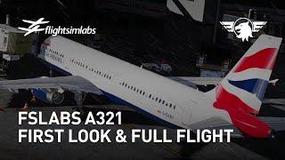 [P3D V4 60FPS] FSLabs A321 First Look! | Full Flight - SHT8G | Heathrow (EGLL) - Edinburgh (EGPH)