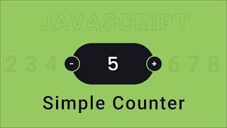 Simple JavaScript Counter