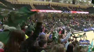 Thousands of elementary students take field trip to cheer on UAA volleyball as Seawolves sweep We...