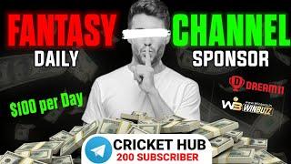 $100/Day with Fantasy Telegram Channels | Fantasy Channels Sponsorship Earning 2024 | Daily Sponsor