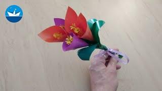 Калла  из бумаги/Calla made of paper/DIY