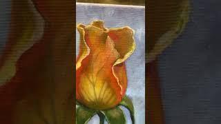 Rose Oil Painting #artclass #painting #decoration #art #oilpainting #flowers #arttutorial #rose