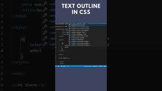 Text Stroke in CSS