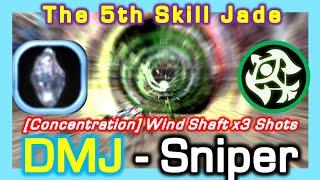 Sniper DMJ Showcase / [Concentration] Wind Shaft x3 Shots , Really Cool ! / DragonNest KR (2024 Nov)