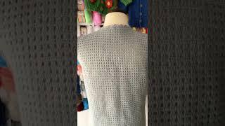 Çiçek gibi yelekle geldik  birçok model için takipten kalın  #crochet #örgü #anneyelek