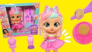 New Cry Baby doll Bella's Morning Routine Interactive baby doll with Interactive Accessories