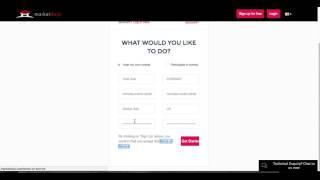 Market Dojo   Signing Up