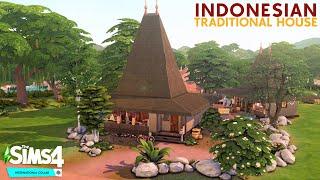 Musalaki - Indonesian Traditional House #TS4InternationalCollab2 | NO CC | The Sims 4 Speed Build