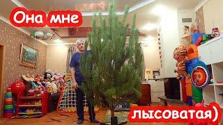 VLOG Поставить ёлку с вредной женой. Чиним кровать с Серёжей и Ларисой