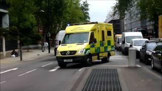 London Ambulance Service - Mercedes Sprinter Ambulance On Emergency Call