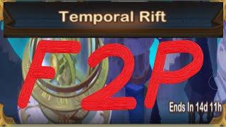 Temporal Rift F2P Floor 300 Guide