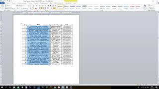 сортировка по алфавиту word / word та алфавит бойынша сұрыптау.